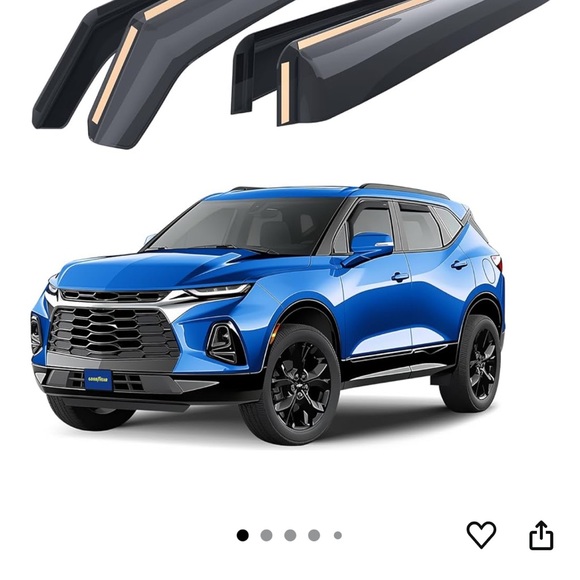Goodyear Shatterproof in-Channel Window Deflectors for Chevrolet (Chevy) Blazer - Picture 1 of 4